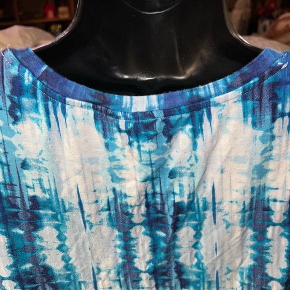 Cynthia Rowley Tie Dye Shark Bite Tank Top - Picture 5 of 8